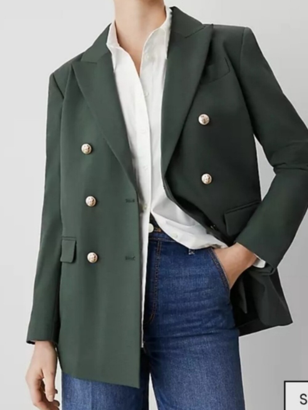 Ann Taylor Cilantro Oversized Blazer